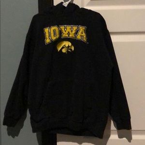 Youth black Iowa Hawkeyes Hoodie
